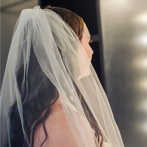 David's Bridal White Veil